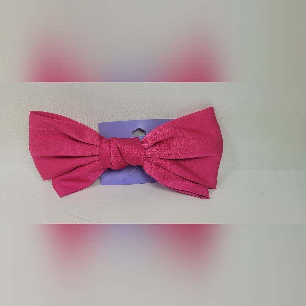 Claires Hot Pink Hair Bow